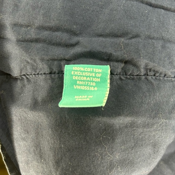 Women’s Calypso St. Barth Target Blue Off Shoulder Midi Cotton Dress Size Small - Picture 4 of 4